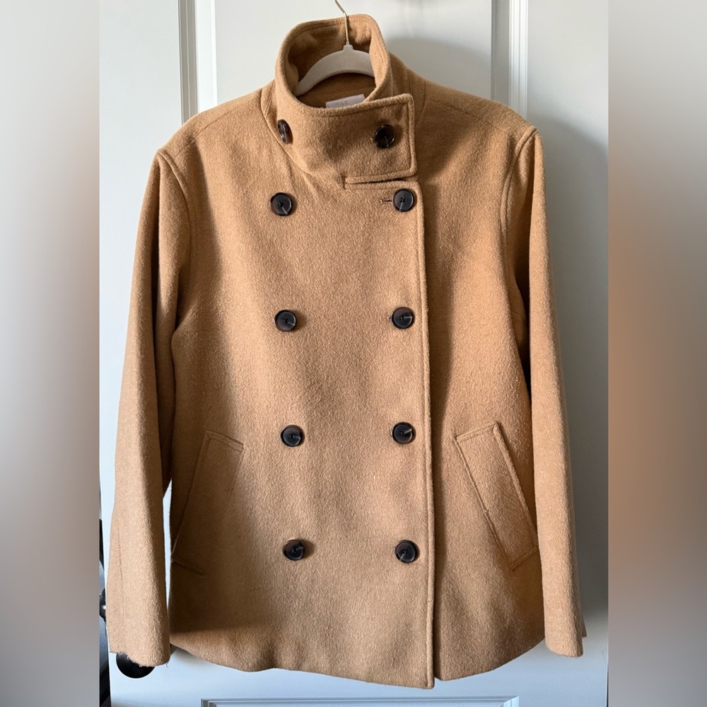 LC Lauren Conrad Double-Breasted Pea Coat size Medium - Picture 2 of 12